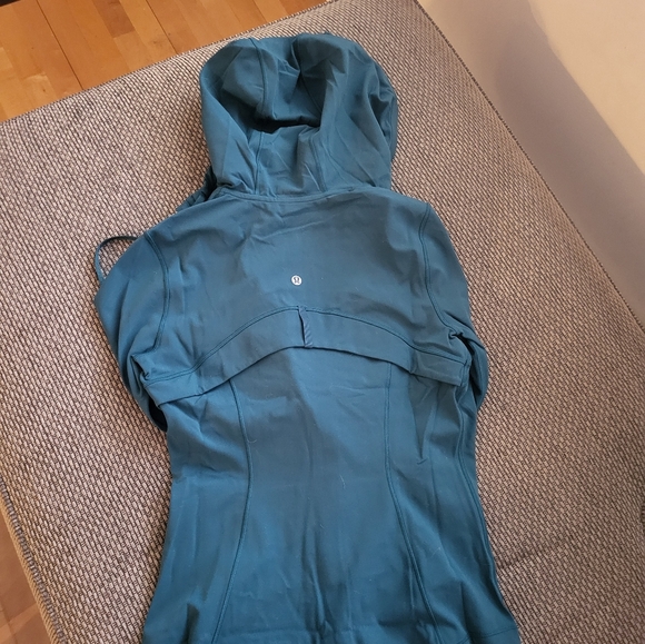 Lululemon define hooded jacket nulu size 8 nwt color storm teal - Picture 6 of 8